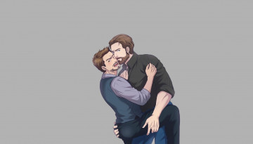 Картинка рисованное кино железный человек крис эванс тони старк стив роджерс капитан америка