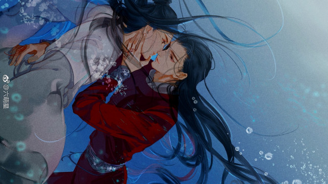 Обои картинки фото аниме, tian guan ci fu, благословение, небожителей, tian, guan, ci, fu, мосян, тунсю