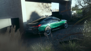 Картинка alpina+b8+gran+coupe+2022 автомобили bmw alpina b8 gran coupe бмв вид сзади