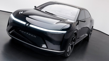 Картинка автомобили -unsort foxtron model e автомобиль бизнес седан электрокар новая модель электромобиль итальянское ателье pininfarina