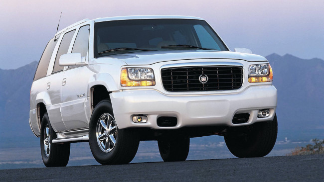 Обои картинки фото cadillac escalade, автомобили, cadillac, кадиллак, белый