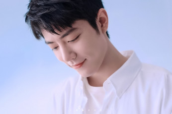 Картинка мужчины xiao+zhan актер лицо рубашка