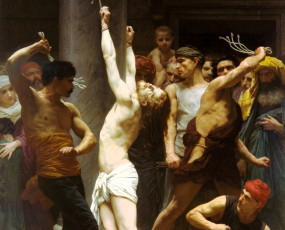 обоя adolphe-william bouguereau, рисованное, люди, плети, казнь