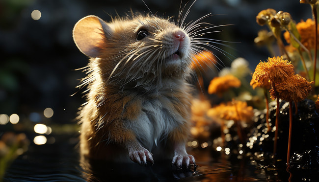 Обои картинки фото 3д графика, животные , animals, мышь