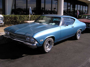Картинка chevelle 1969 автомобили выставки уличные фото