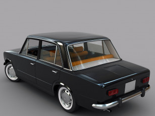 обоя fiat, автомобили, 3д