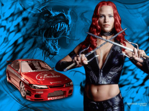 Картинка jennifer garner автомобили авто девушками