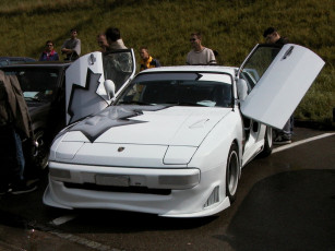 Картинка porsche автомобили выставки уличные фото