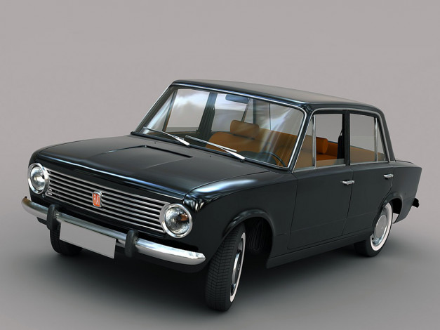 Обои картинки фото fiat, автомобили, 3д