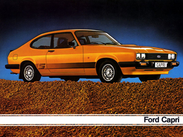 Обои картинки фото ford, capri, автомобили