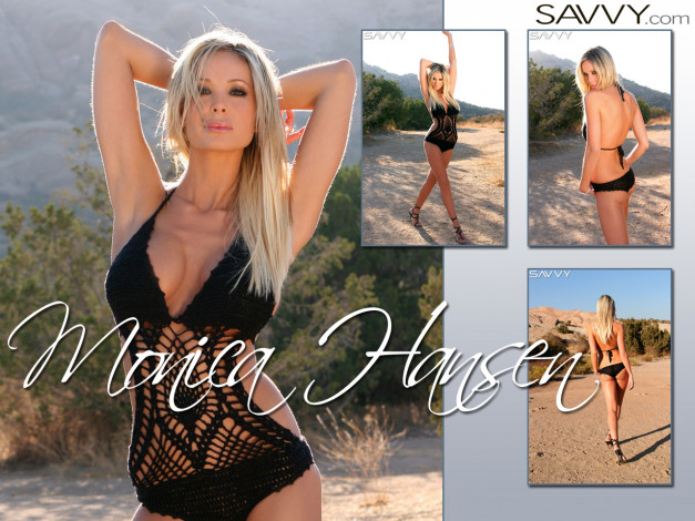 Обои картинки фото Monica Hansen, девушки