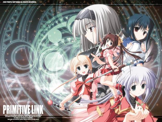 Обои картинки фото аниме, primitive, link