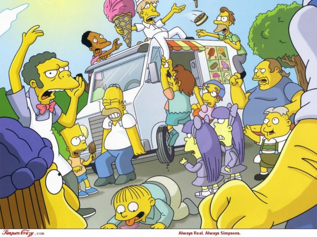 Обои картинки фото мультфильмы, the, simpsons