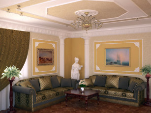 Картинка интерьер гостиная