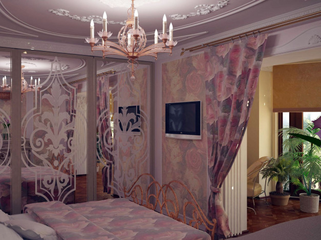 Обои картинки фото интерьер, спальня