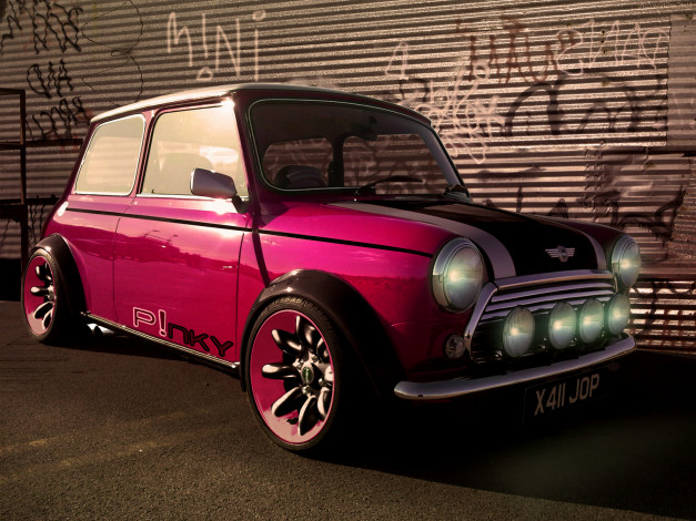 Обои картинки фото автомобили, 3д, mini