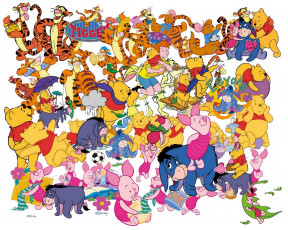 обоя мультфильмы, winnie, the, pooh, дисней
