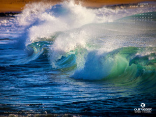 Картинка календари природа волны