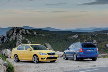 Картинка 2009 skoda octavia rs wagon автомобили
