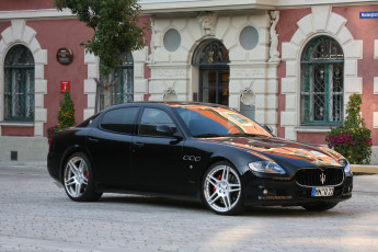 Картинка 2010 maserati quattroporte gts автомобили