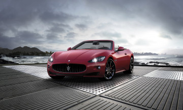 Картинка 2011 maserati gran cabrio sport автомобили