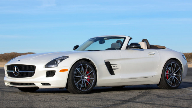 Обои картинки фото mercedes, sls, автомобили, benz, германия, daimler, ag