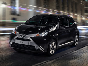 обоя автомобили, toyota, aygo, 2014, 5-door