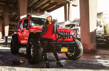 Картинка автомобили авто+с+девушками jeep