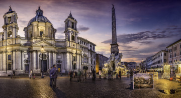 Картинка города рим +ватикан+ италия стела площадь