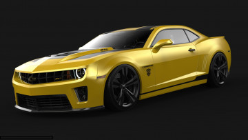 Картинка автомобили 3д золотистый