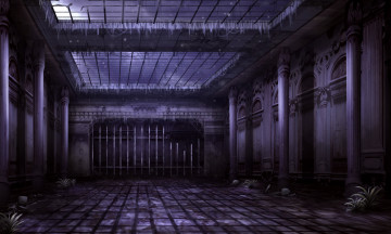 Картинка фэнтези другое помещение темнота тучи