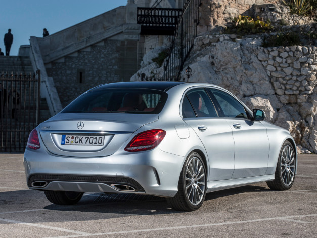 Обои картинки фото автомобили, mercedes-benz, c, 250, amg, line, w205, 2014
