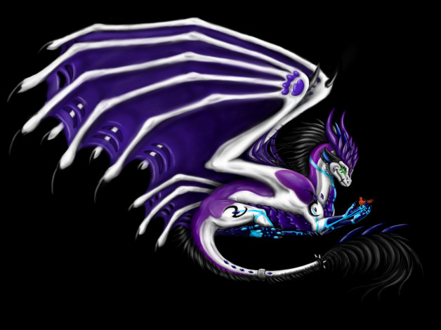 Обои картинки фото фэнтези, драконы, фон, дракон, расцветка, отдых