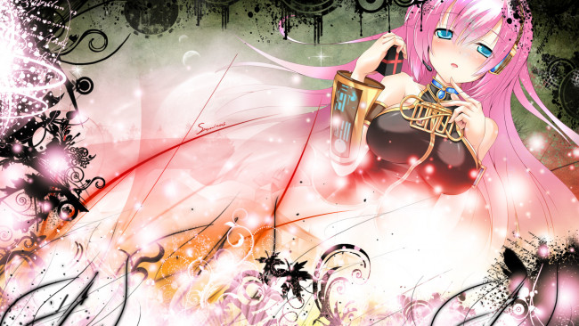 Обои картинки фото аниме, vocaloid, обои, вокалоид