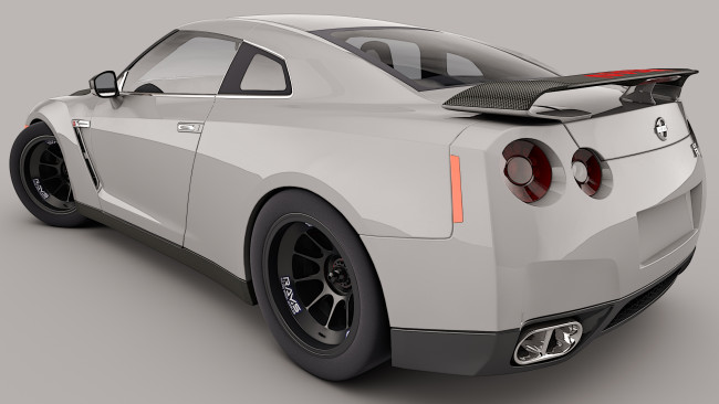 Обои картинки фото автомобили, 3д, nissan, skyline