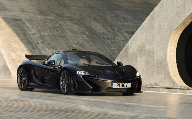 Обои картинки фото 2014 mc laren p1, автомобили, mclaren, черный, mc, laren, тюнинг