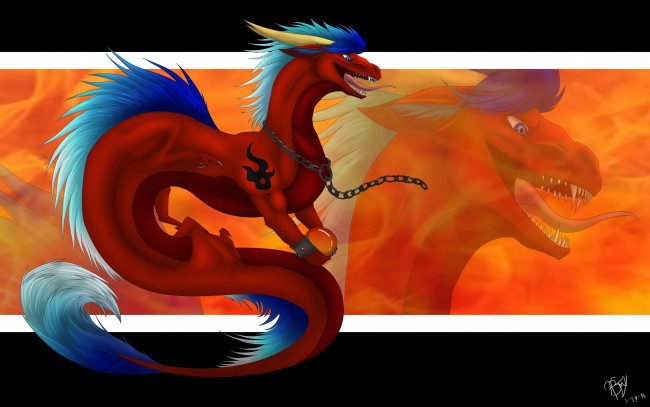 Обои картинки фото фэнтези, драконы, дракон