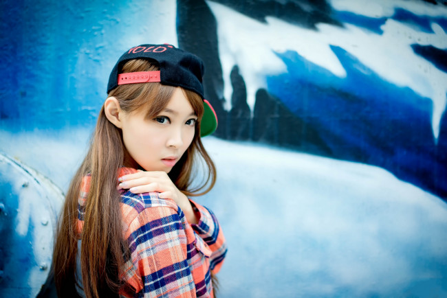 Обои картинки фото девушки, -unsort , азиатки, лицо, взгляд