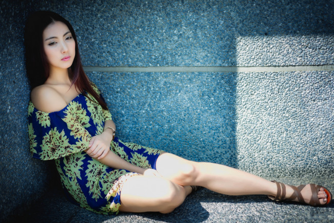 Обои картинки фото девушки, -unsort , азиатки, улыбка, взгляд