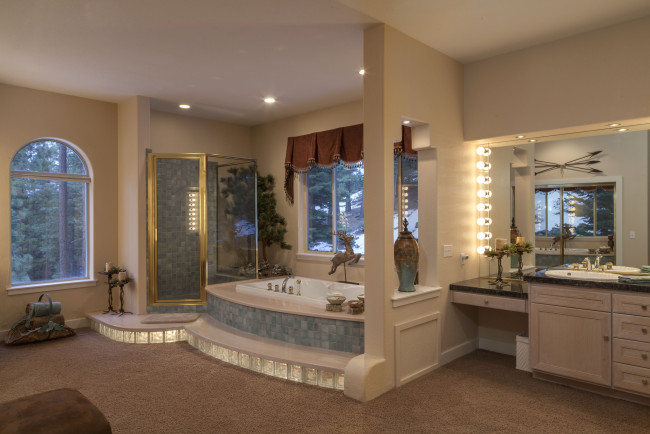 Обои картинки фото интерьер, ванная и туалетная комнаты, декор, душ, ванна