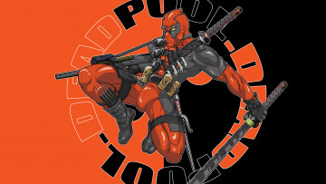 Картинка рисованное комиксы deadpool