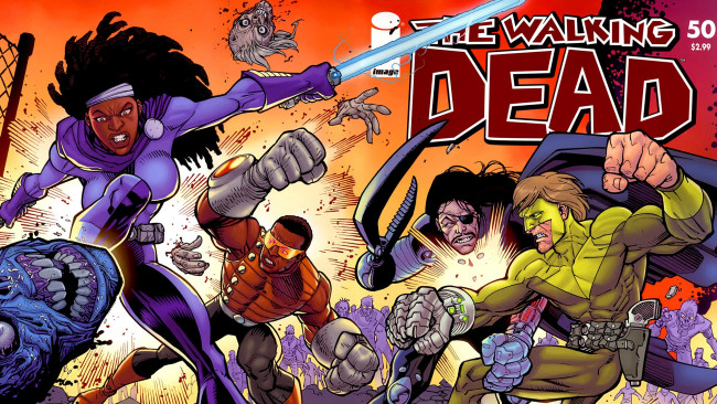 Обои картинки фото рисованное, комиксы, the, walking, dead