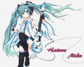 Картинка аниме vocaloid hatsune miku