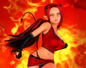 Картинка векторная+графика другое+ other эльфийка фон взгляд девушка