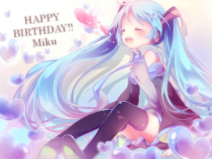 Картинка аниме vocaloid hatsune miku