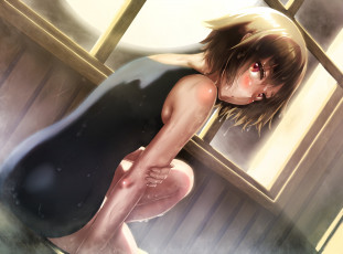 Картинка аниме unknown +другое yume nikki девушка мокрая