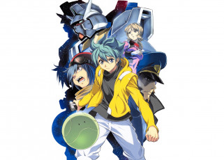 Картинка аниме mobile+suit+gundam парни робот