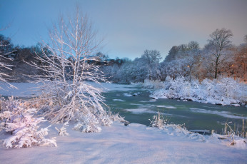 Картинка природа зима снег