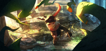 Картинка аниме unknown +другое арт тентакли парень меч