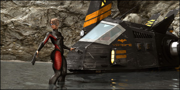 Картинка 3д+графика фантазия+ fantasy оружие фон взгляд девушка